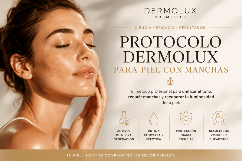 Protocolo completo para tratar las manchas en la piel - Dermolux Cosmetics