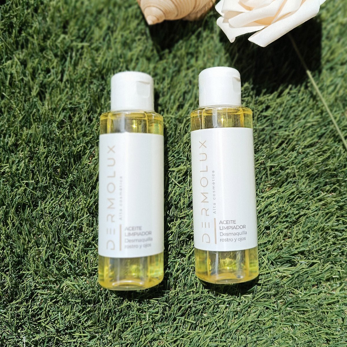 Aceite Limpiador Desmaquillante de Ojos y Rostro - Dermolux Cosmetics