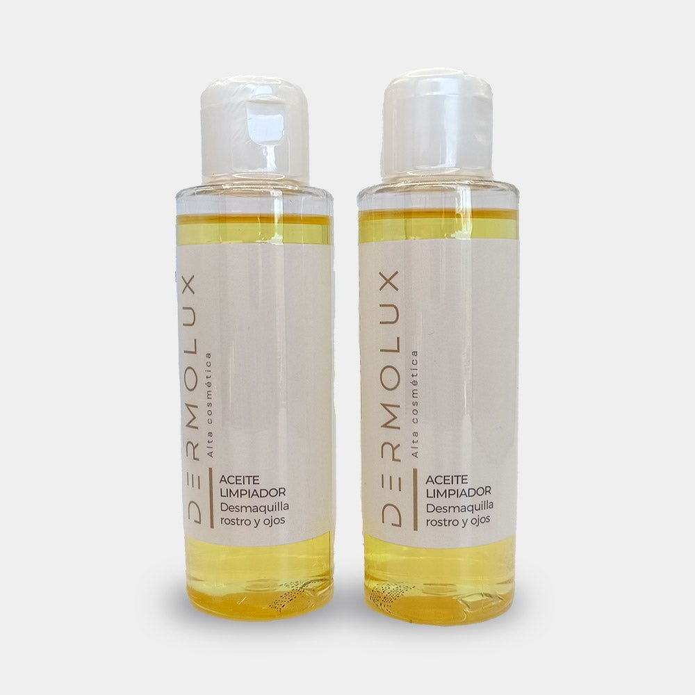 Aceite Limpiador Desmaquillante de Ojos y Rostro - Dermolux Cosmetics