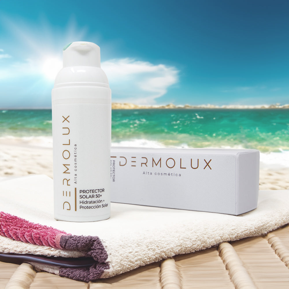 Protector Solar Facial 50+ con ácido hialurónico