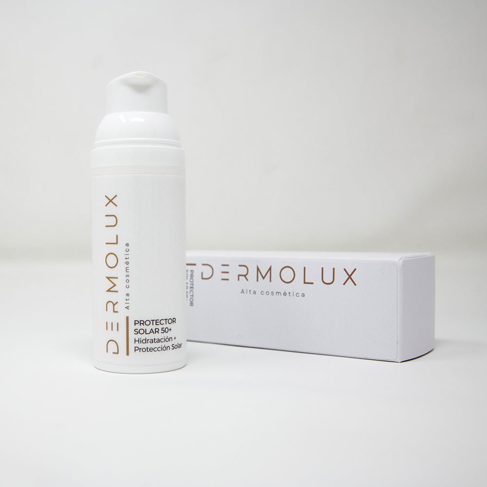 Protector Solar Facial 50+ con Ácido Hialurónico - Dermolux Cosmetics