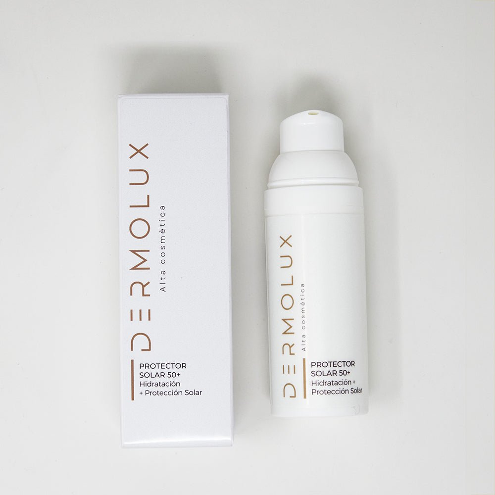 Protector Solar Facial 50+ con Ácido Hialurónico - Dermolux Cosmetics